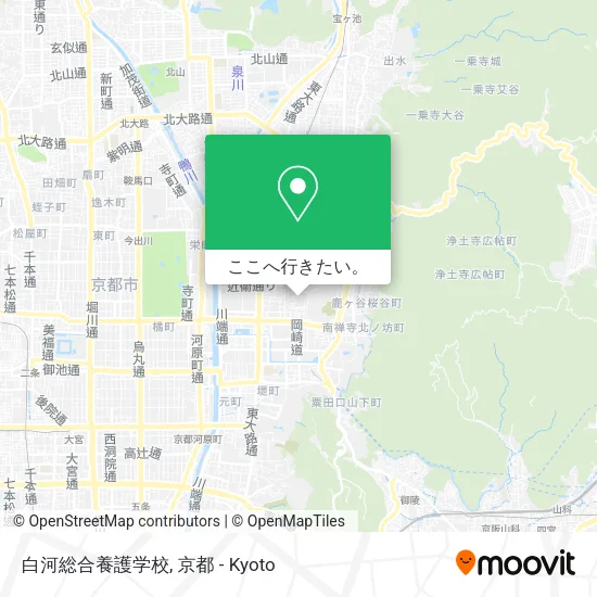 白河総合養護学校地図