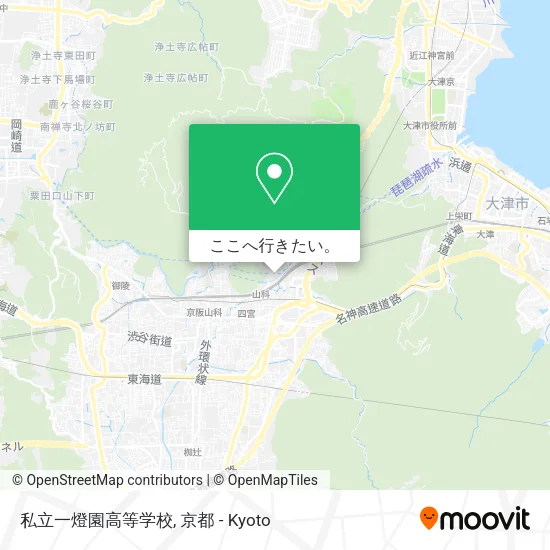 私立一燈園高等学校地図