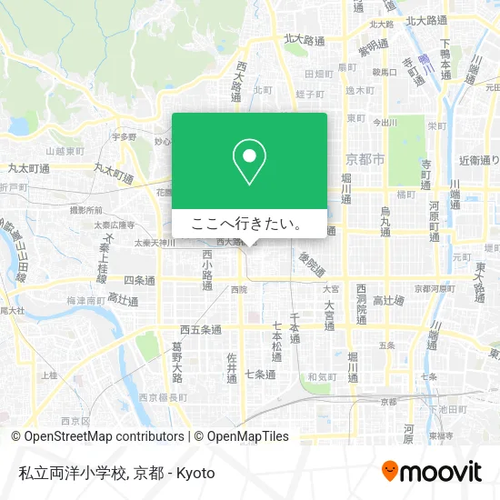 私立両洋小学校地図