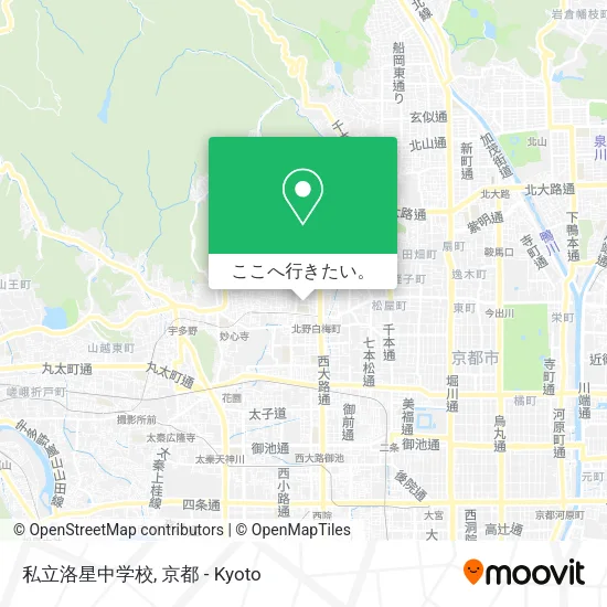 私立洛星中学校地図