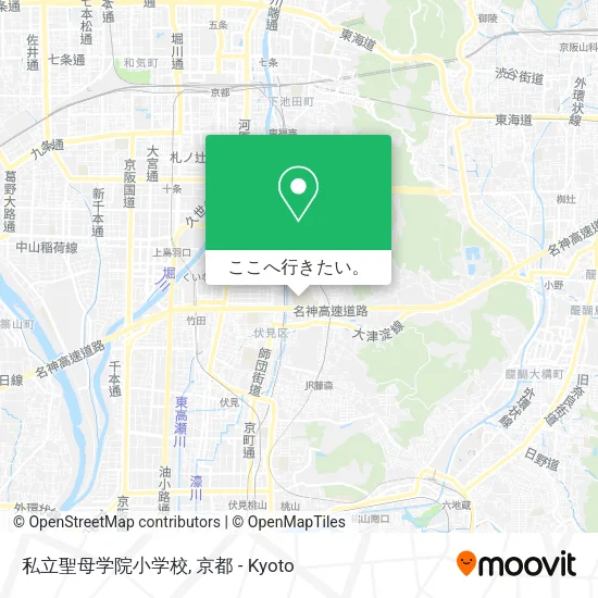 私立聖母学院小学校地図