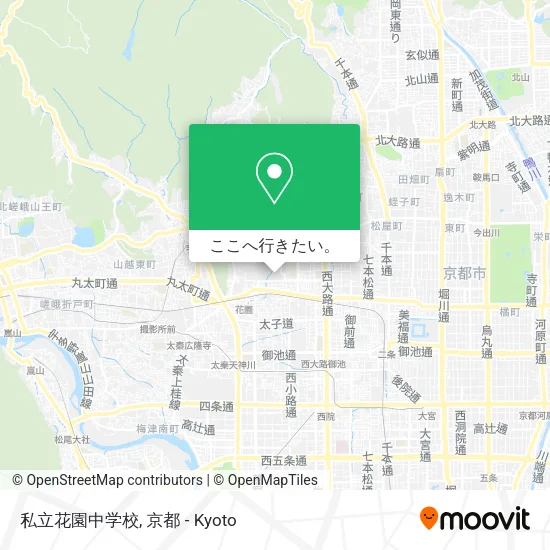 私立花園中学校地図