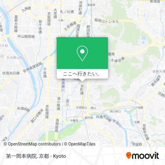 第一岡本病院地図