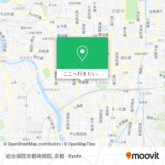 総合病院京都南病院地図