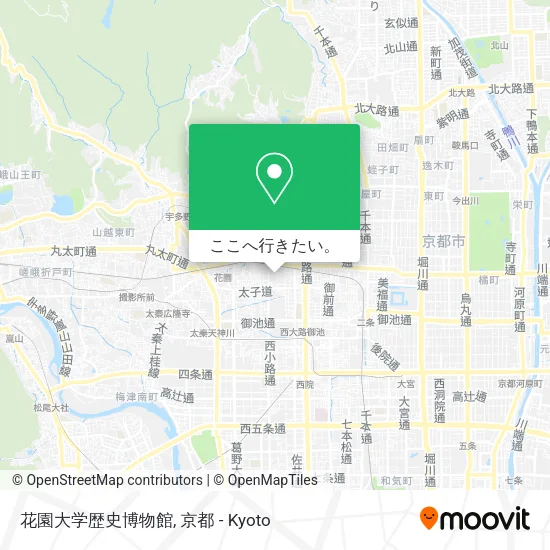 花園大学歴史博物館地図