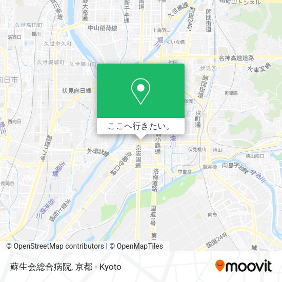 蘇生会総合病院地図