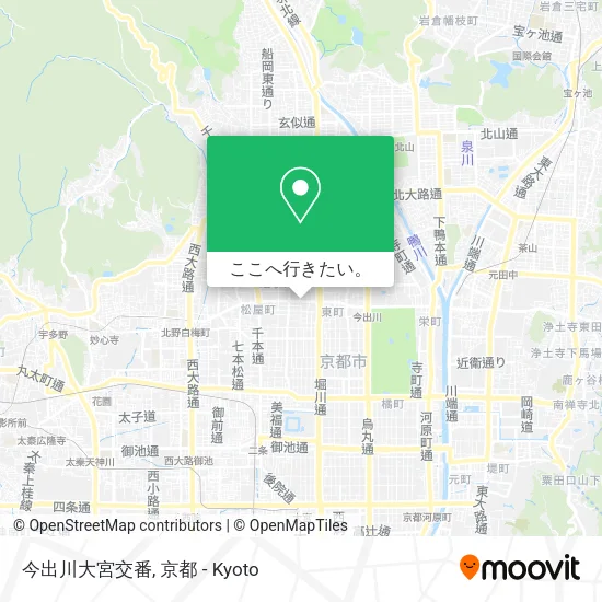 今出川大宮交番地図