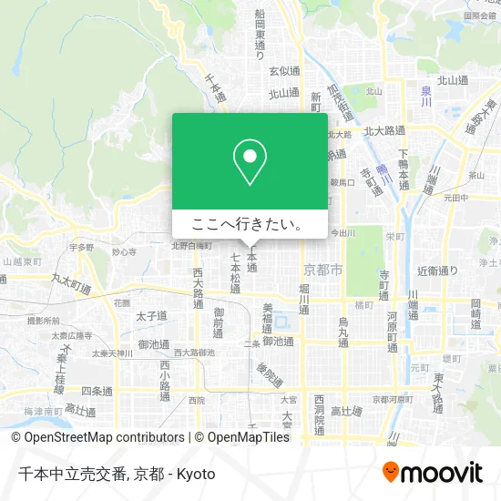 千本中立売交番地図