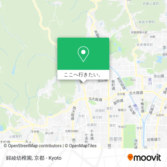 錦綾幼稚園地図