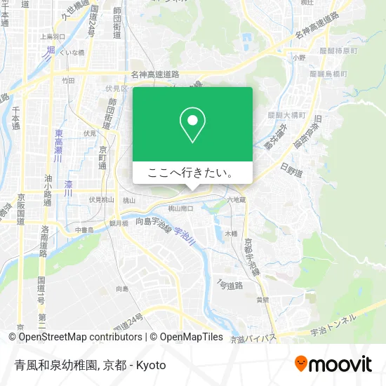 青風和泉幼稚園地図