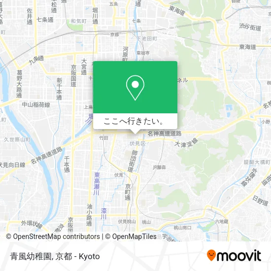 青風幼稚園地図