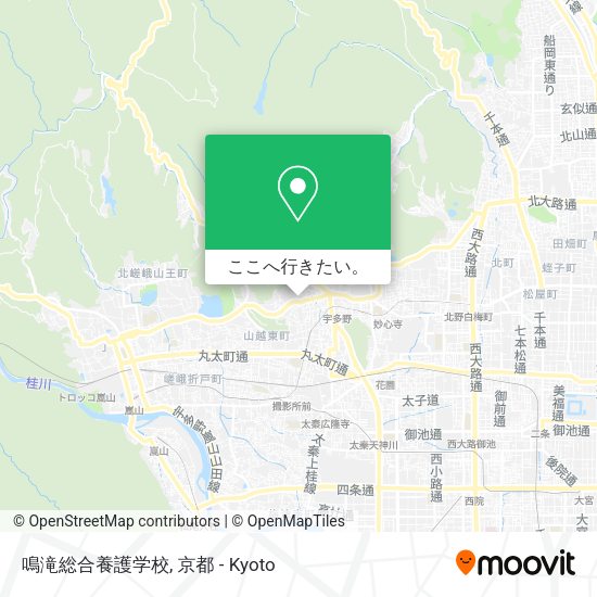 鳴滝総合養護学校地図