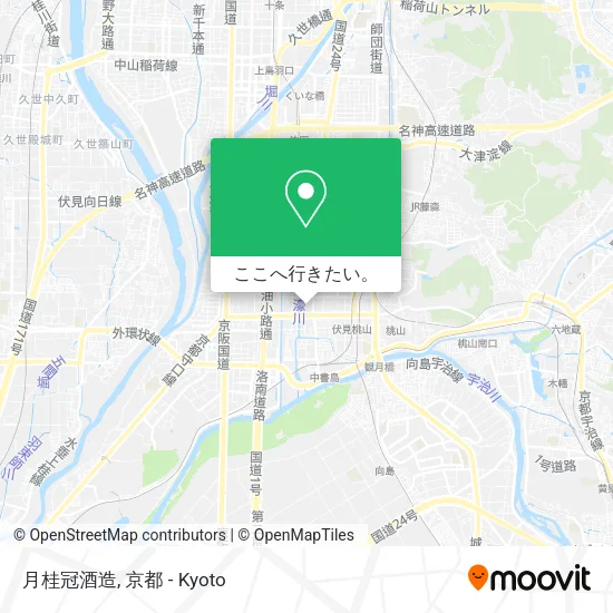 月桂冠酒造地図