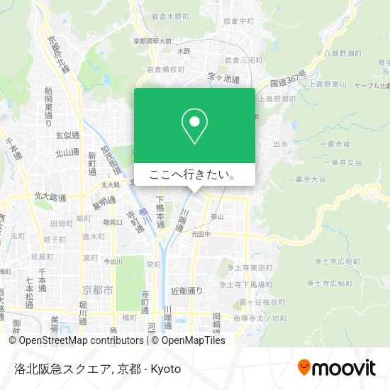 洛北阪急スクエア地図