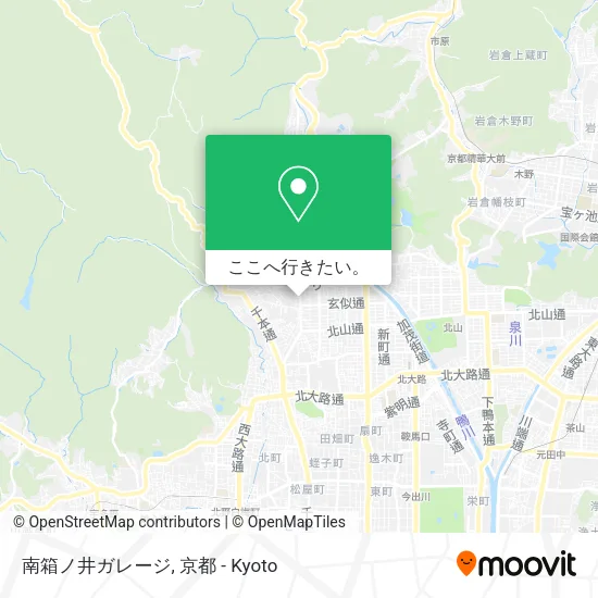 南箱ノ井ガレージ地図