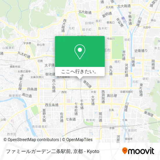 ファミールガーデン二条駅前地図