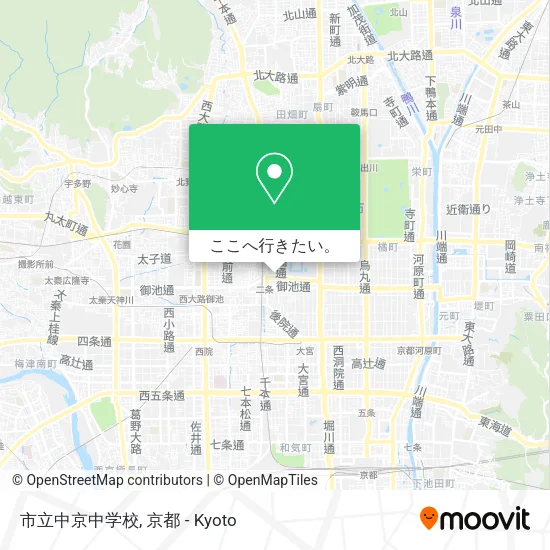 市立中京中学校地図