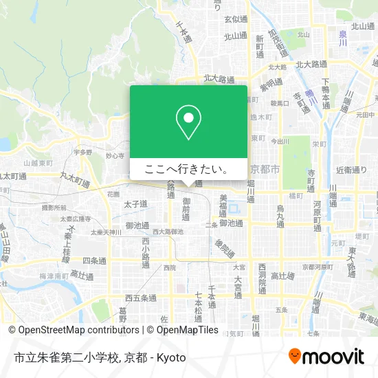 市立朱雀第二小学校地図