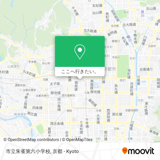 市立朱雀第六小学校地図