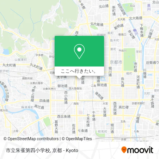 市立朱雀第四小学校地図