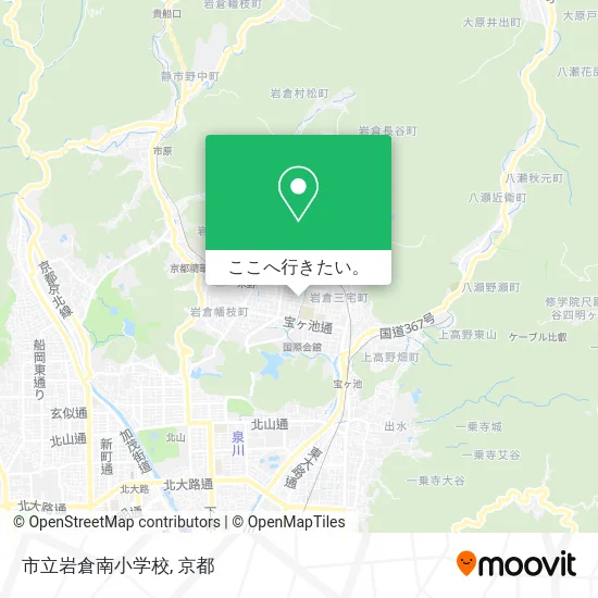 市立岩倉南小学校地図