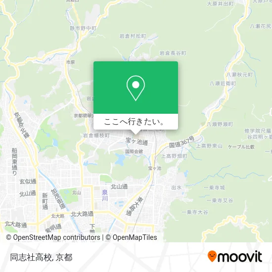 同志社高校地図