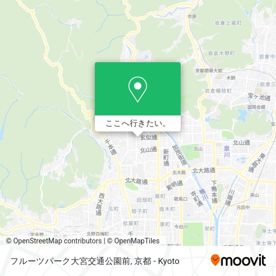 フルーツパーク大宮交通公園前地図