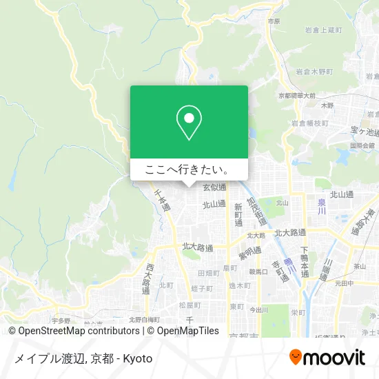 メイプル渡辺地図