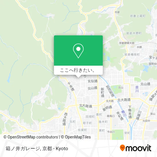 箱ノ井ガレージ地図