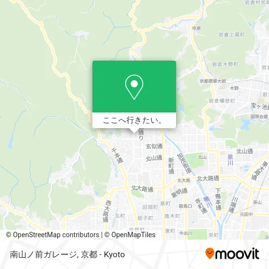 南山ノ前ガレージ地図