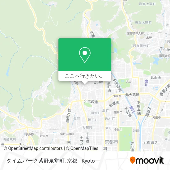 タイムパーク紫野泉堂町地図