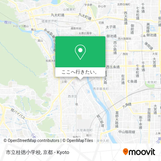 市立桂徳小学校地図