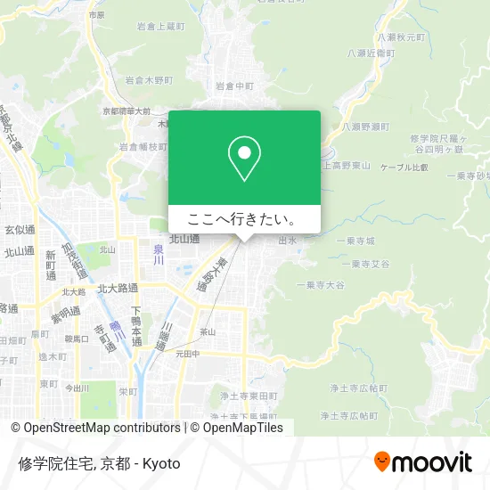 修学院住宅地図