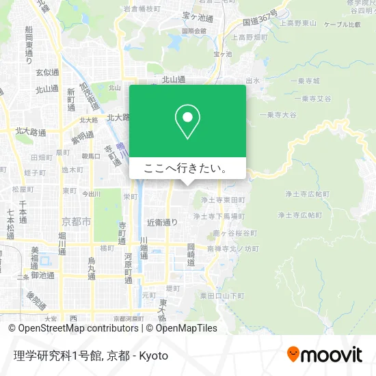 理学研究科1号館地図
