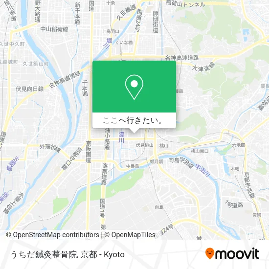 うちだ鍼灸整骨院地図