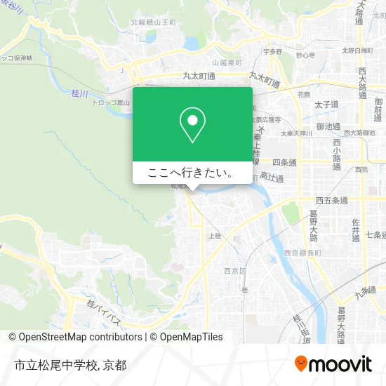 市立松尾中学校地図