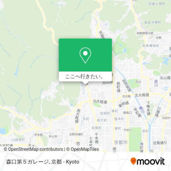 森口第５ガレージ地図