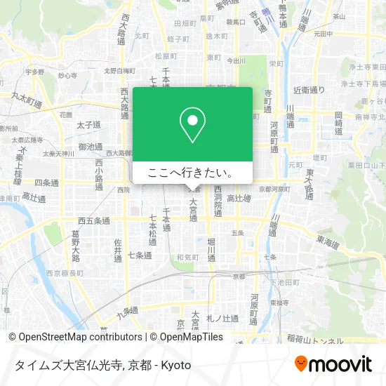 タイムズ大宮仏光寺地図