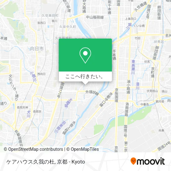 ケアハウス久我の杜地図