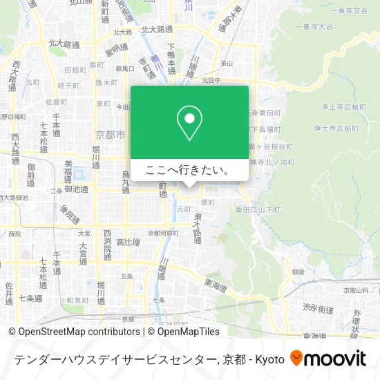 テンダーハウスデイサービスセンター地図