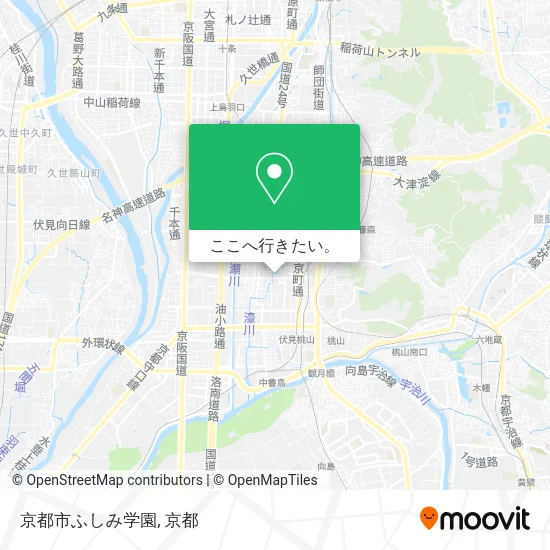 京都市ふしみ学園地図