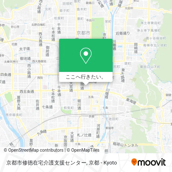 京都市修徳在宅介護支援センター地図