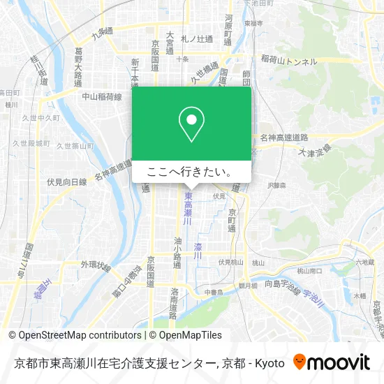 京都市東高瀬川在宅介護支援センター地図