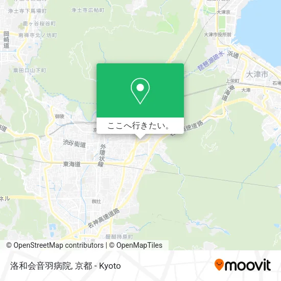 洛和会音羽病院地図