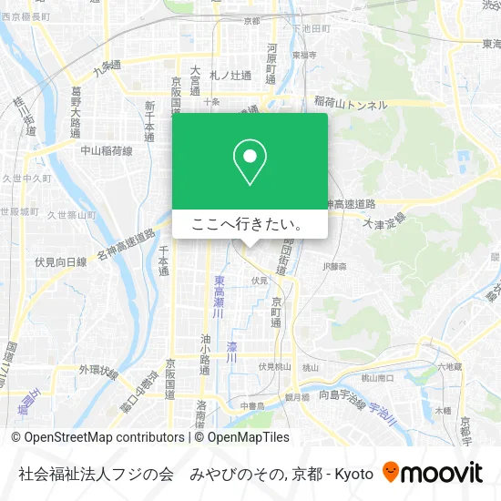社会福祉法人フジの会　みやびのその地図