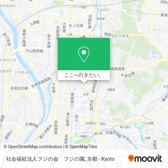 社会福祉法人フジの会　フジの園地図