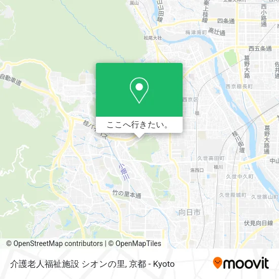 介護老人福祉施設 シオンの里地図