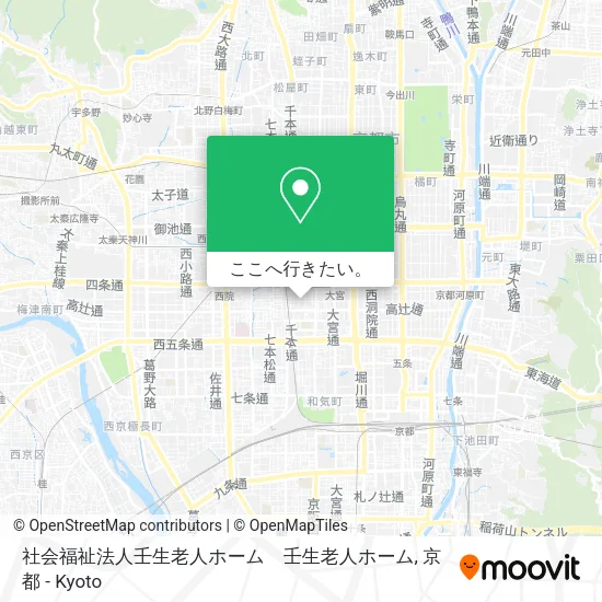 社会福祉法人壬生老人ホーム　壬生老人ホーム地図