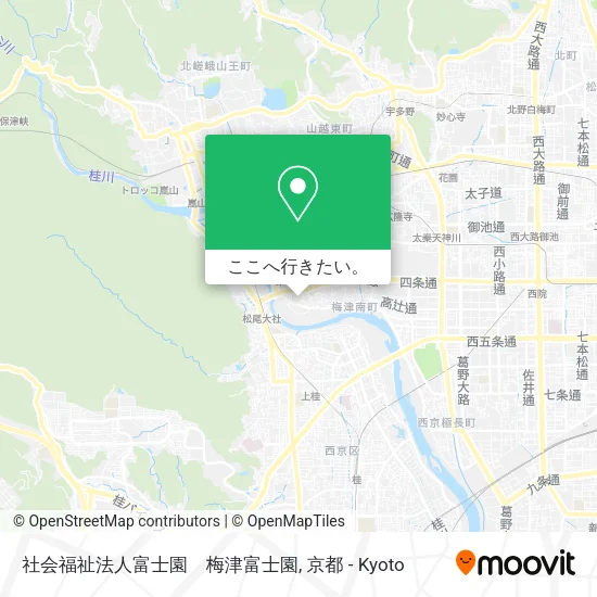 社会福祉法人富士園　梅津富士園地図