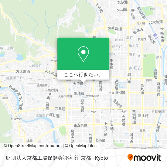 財団法人京都工場保健会診療所地図